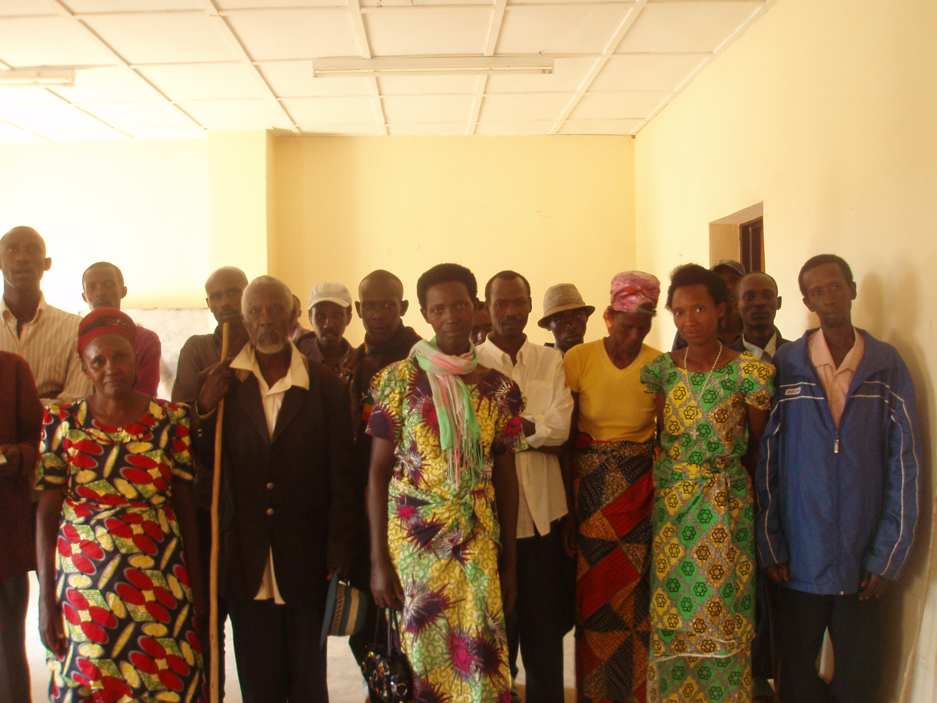 Bisesero survivors at Gishyita, 
June 28, 2013