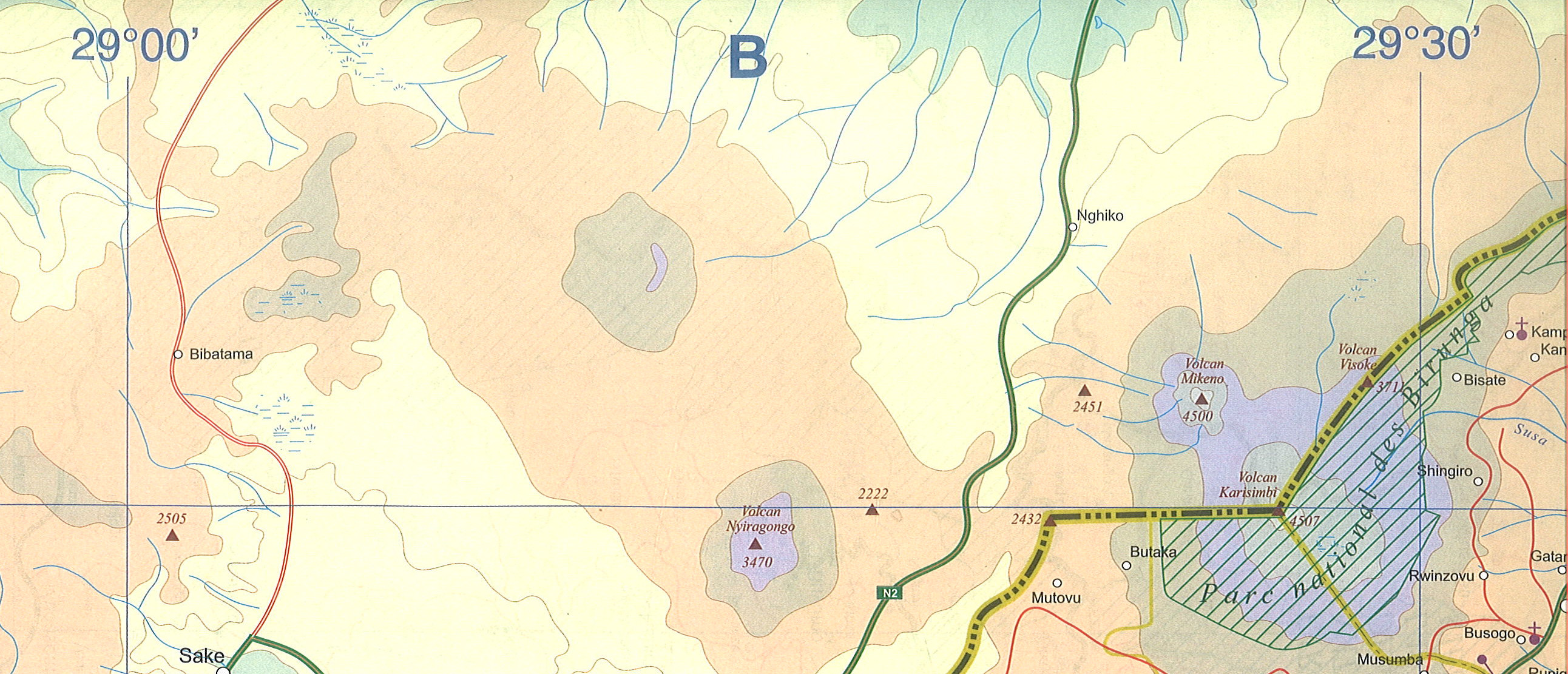 Rwanda Map Scale : 1/300,000 B1