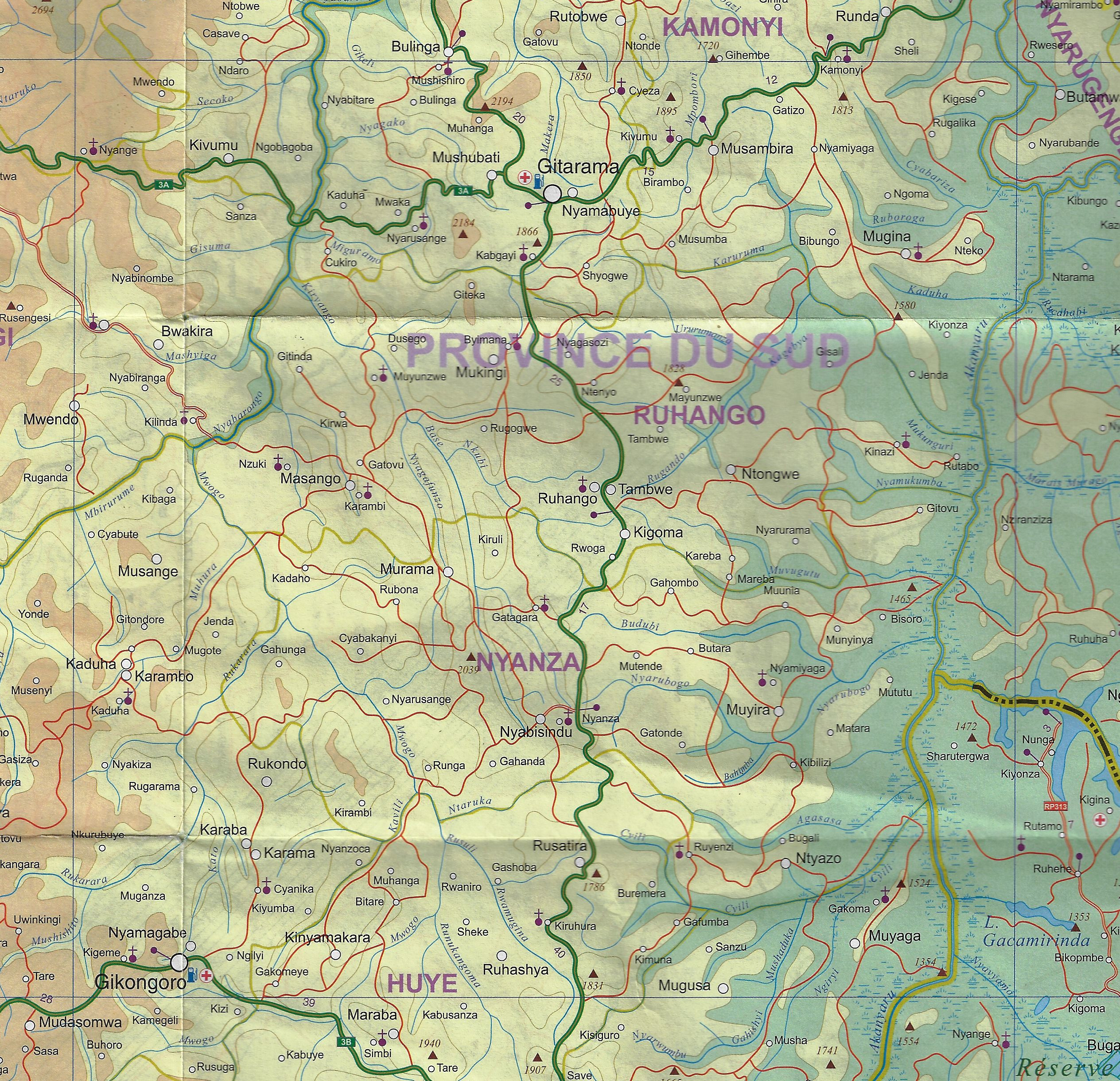 Rwanda Map Scale : 1/300,000 C3